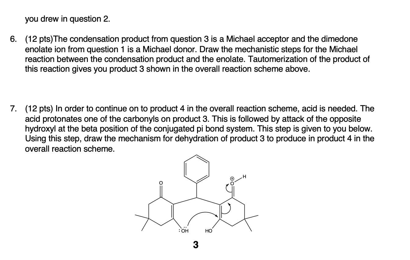 Solved Mechanism and Scheme 3. The structure of dimedone is | Chegg.com