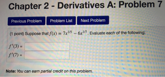 Solved Suppose That F X 7x 1 5 6x 1 7 Evaluate Each