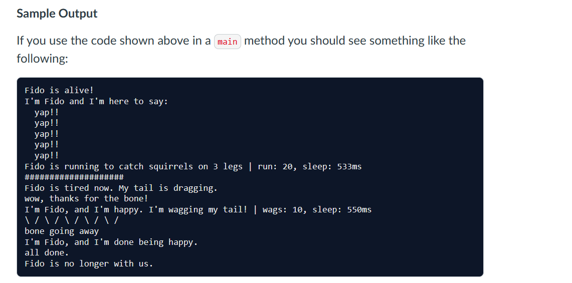 Solved Write a class called in C++. Dogs have attributes | Chegg.com