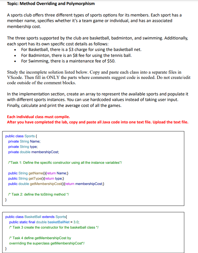 Solved please help me out. JAVA. LAB7f | Chegg.com