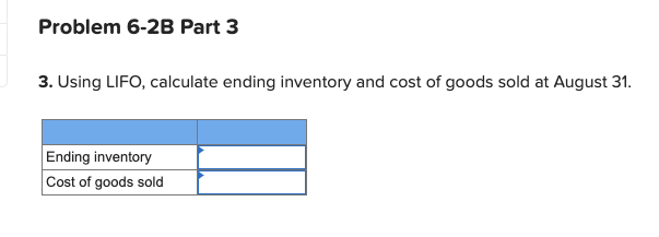 Solved Required Information Problem 6 2b Calculate Ending 4891