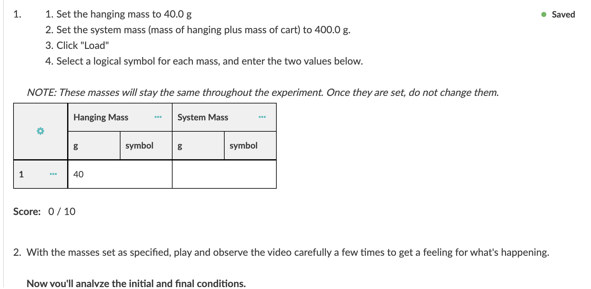 Mechanical Energy Lab using a modified Atwood's