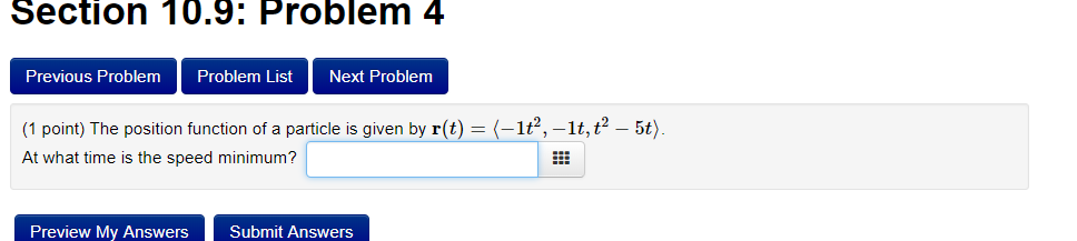 Solved Section 10.9: Problem 4 Previous Problem Problem List | Chegg.com