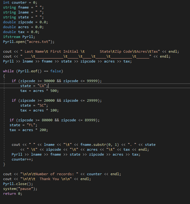 Solved Can someone please solve this code for me? I have | Chegg.com