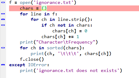 Solved Download the file ignorance.txt g to your Python | Chegg.com