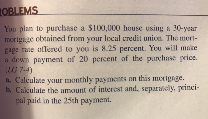 30 Year Mortgage On 100 000