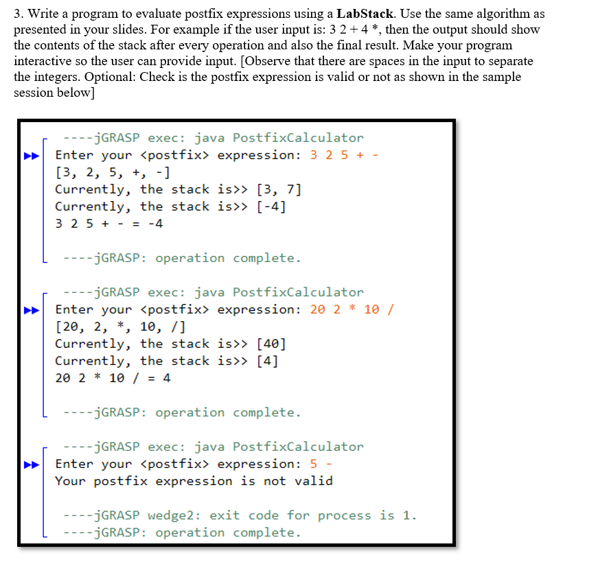 Solved Lab Exercises 1. Study the associated files | Chegg.com