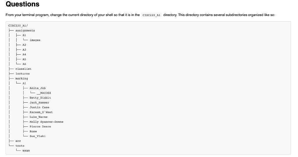 Solved Cisc2 Assignment 1 Bash Commands Redirection Chegg Com