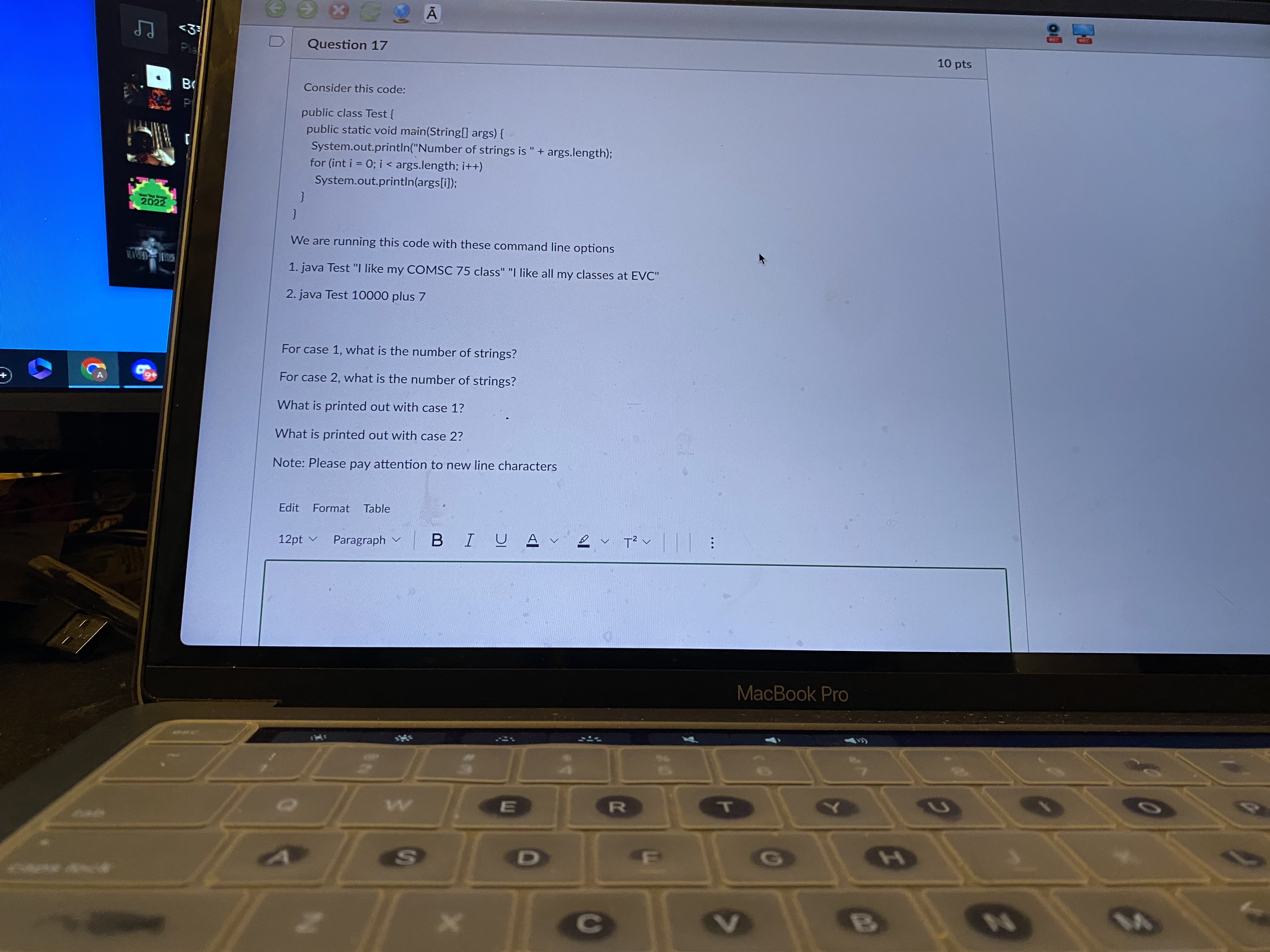 Solved Question 17 10 pts Consider this code: public class | Chegg.com