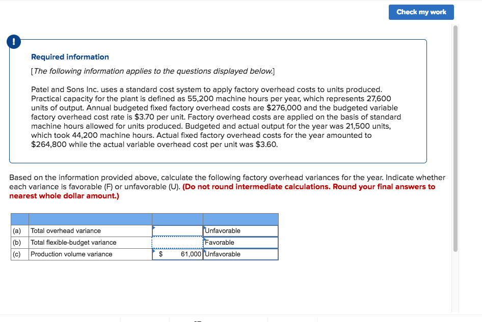 Solved Based On The Information Provided Above, Provide An | Chegg.com