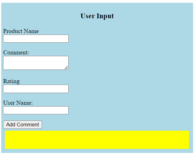 Solved Using html and java trying to make a new div/block | Chegg.com
