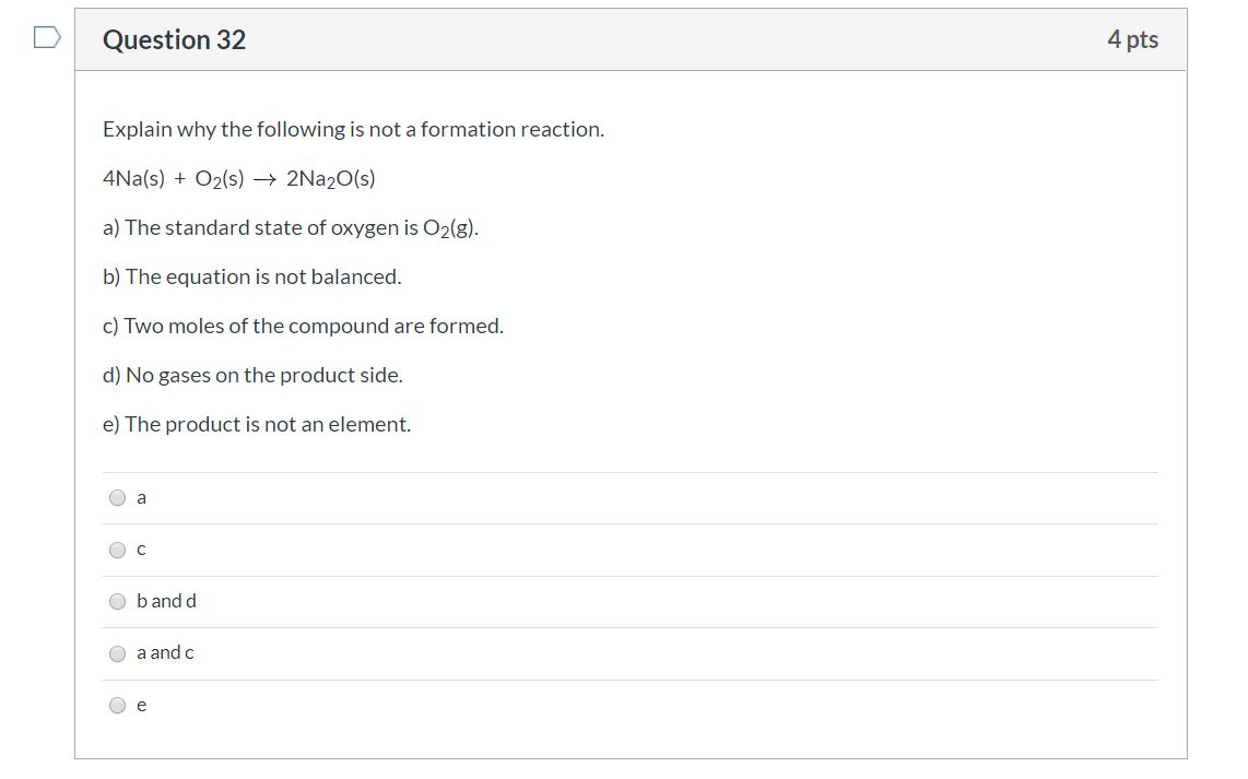 Solved Question 32 4 pts Explain why the following is not a | Chegg.com