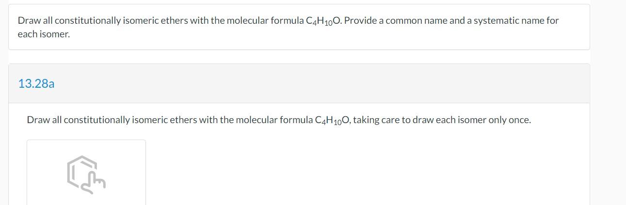 c4h10o Isomere