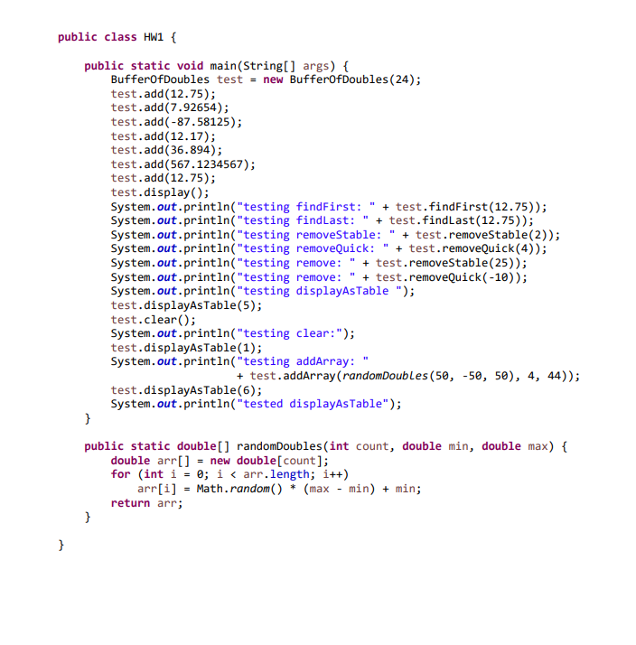 Solved An Implementation of the Array Buffer Implement a | Chegg.com