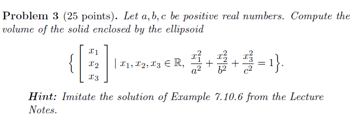 Solved Problem 3 ( 25 ﻿points). ﻿Let a,b,c be ﻿positive real | Chegg.com