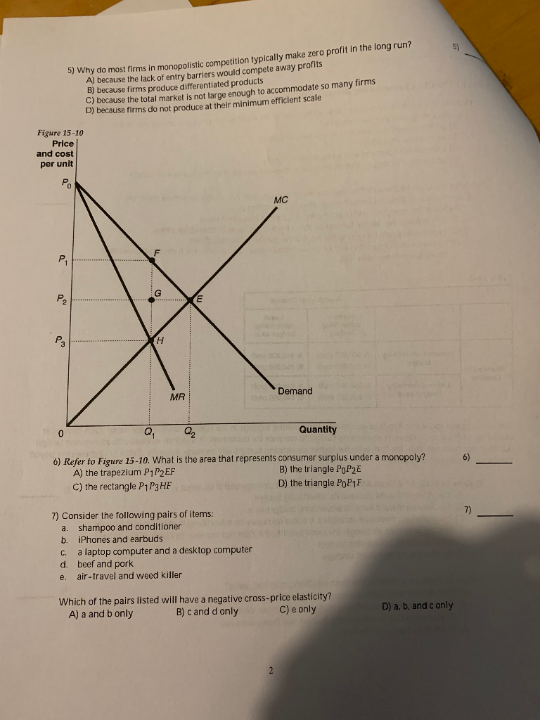 Solved Why Do Most Firms In Monopolistic Competition Chegg