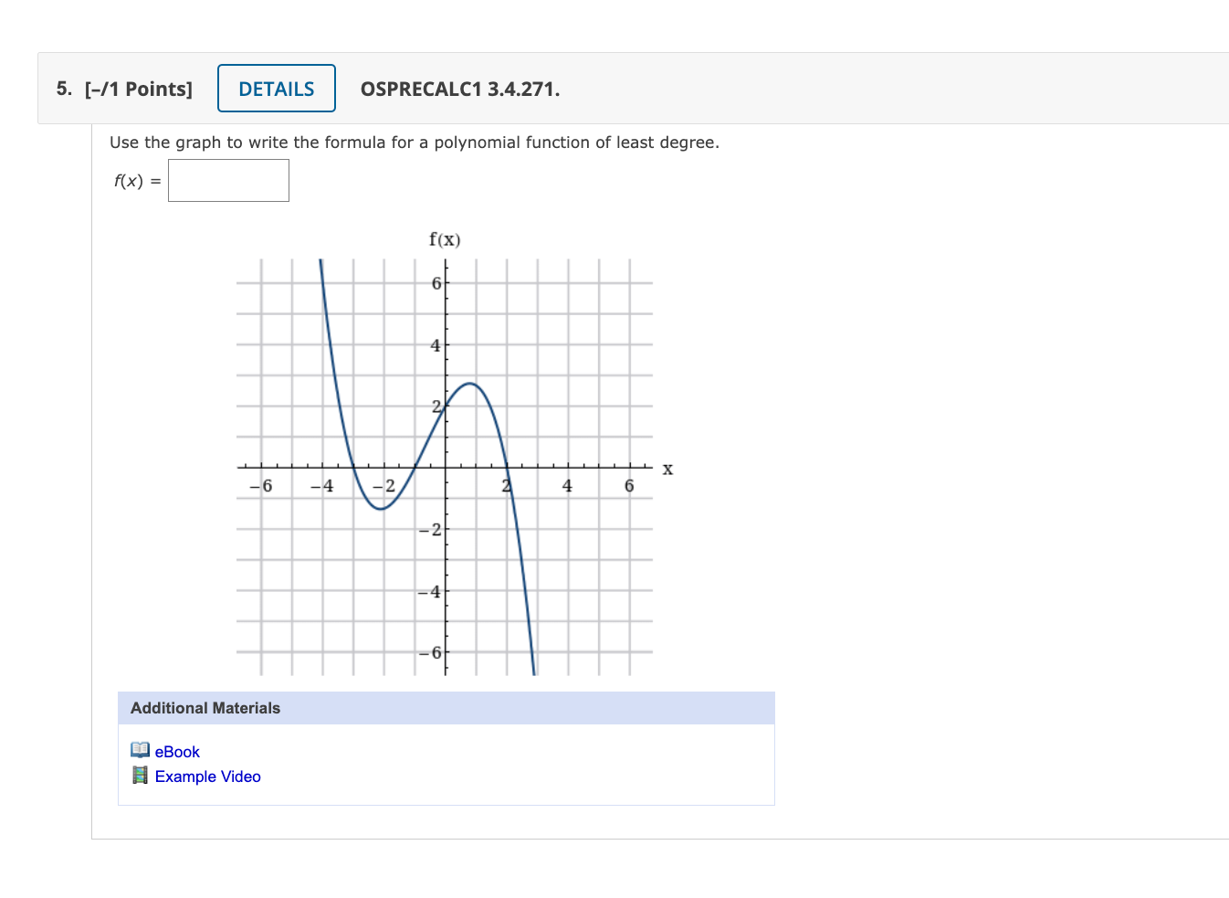 solved-use-the-graph-to-write-the-formula-for-a-polynomial-chegg