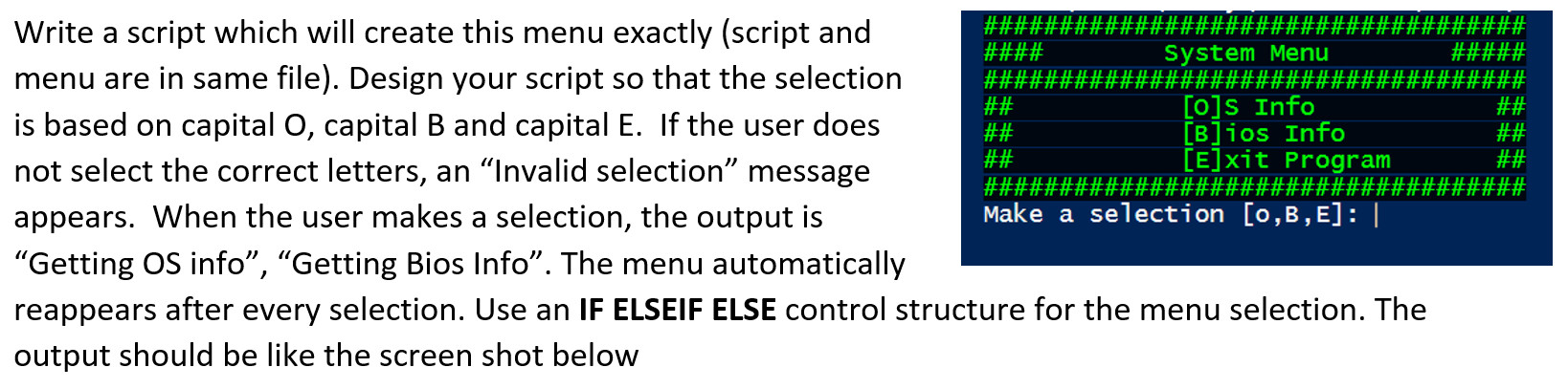 Solved This is a powershell Script This should be a power | Chegg.com