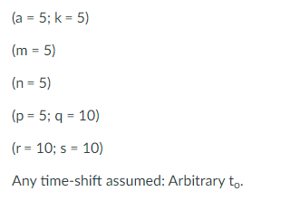 Solved Question #3 (3 Marks) Determine whether the systems | Chegg.com