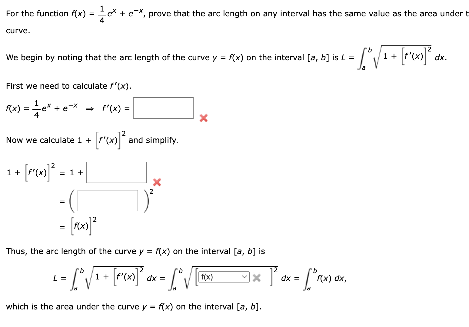 solved-for-the-function-f-x-41ex-e-x-prove-that-the-arc-chegg