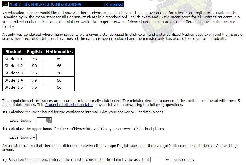 1 Of 2 Id Mst Fet Cp Imd 01 0030a 3 Marks An Chegg Com