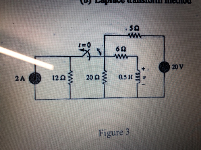 Solved The switch in Figure 3 is kept closed for a long time | Chegg.com