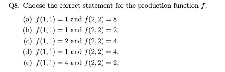 Solved PROBLEM I. Suppose that a firm has a production | Chegg.com