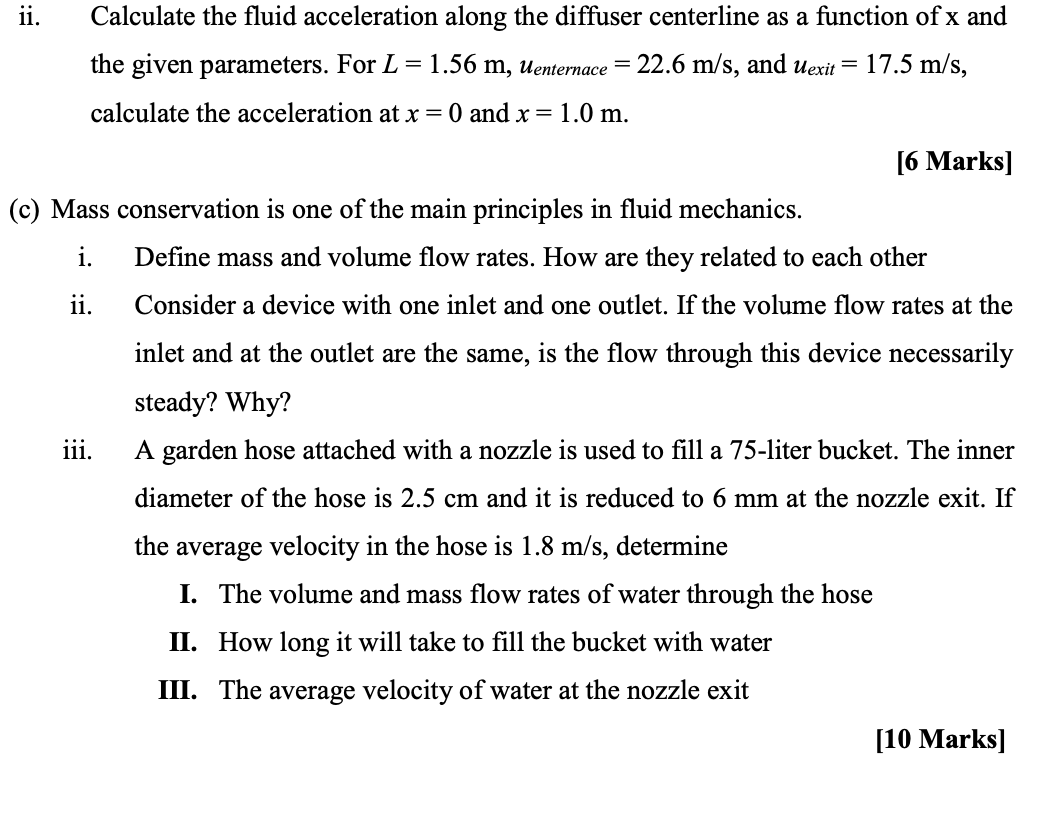 Solved (a) the velocity vector in an incompressible flow is | Chegg.com