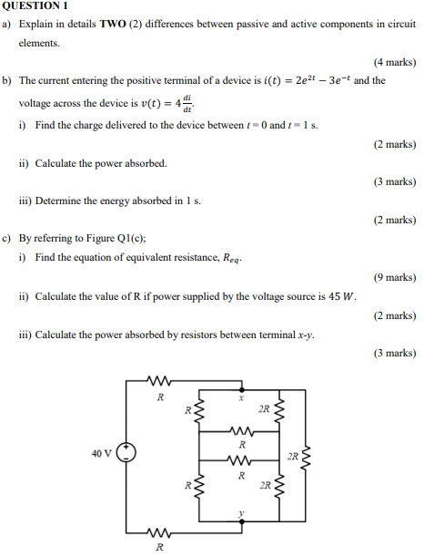 What are the differences between passive, active and powered