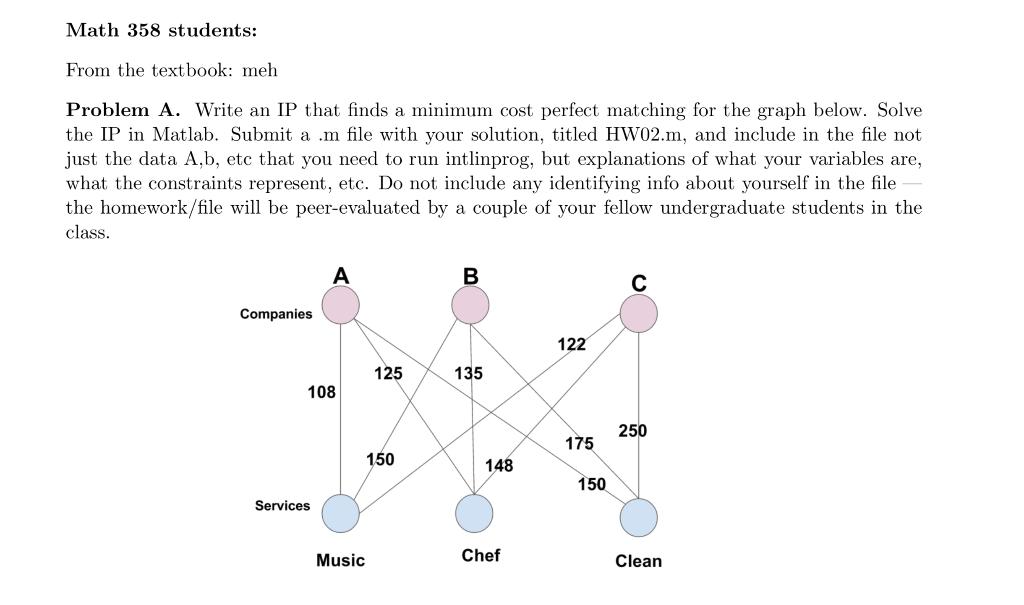 Math 358 students from the textbook meh problem a chegg