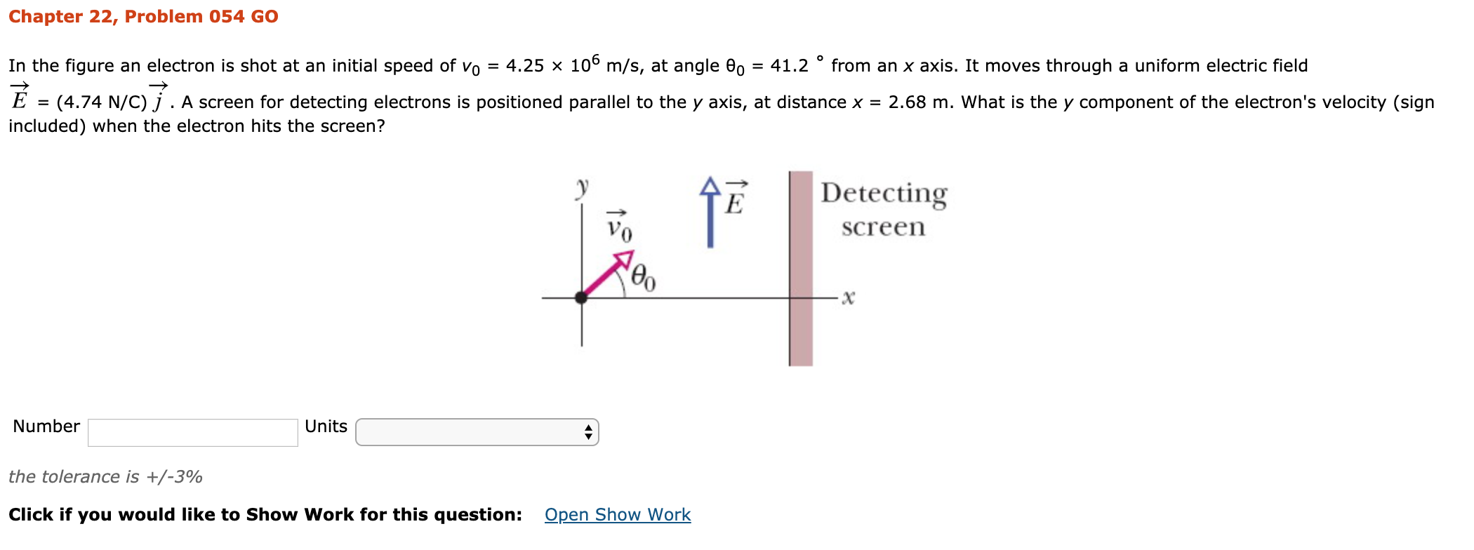 Solved Chapter 22 Problem 054 Go In The Figure An Electr Chegg Com