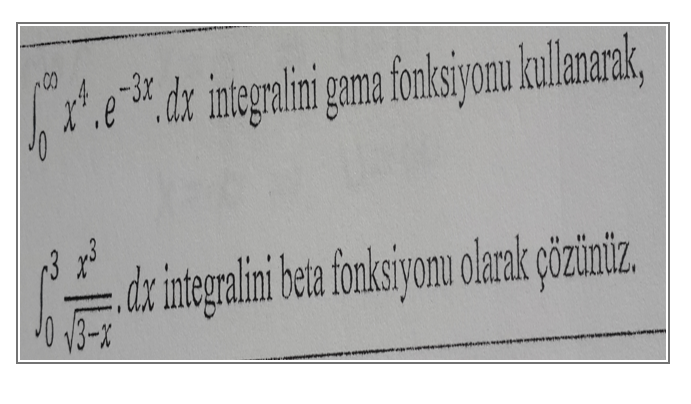 Solved Solve First Integral Using Gamma Function Solve Chegg