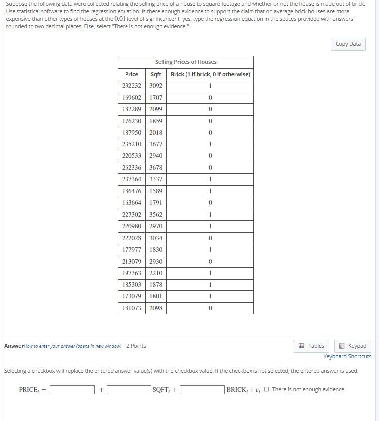 solved-suppose-the-following-data-were-collected-relating-chegg