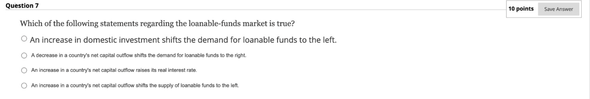Solved Question 7 10 points Save Answer Which of the | Chegg.com