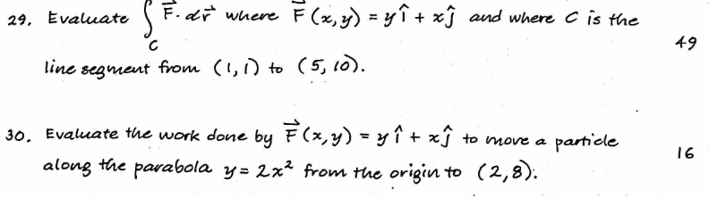 Solved 29 Evaluate Foart Where X Y Y I Xſ And Wher Chegg Com