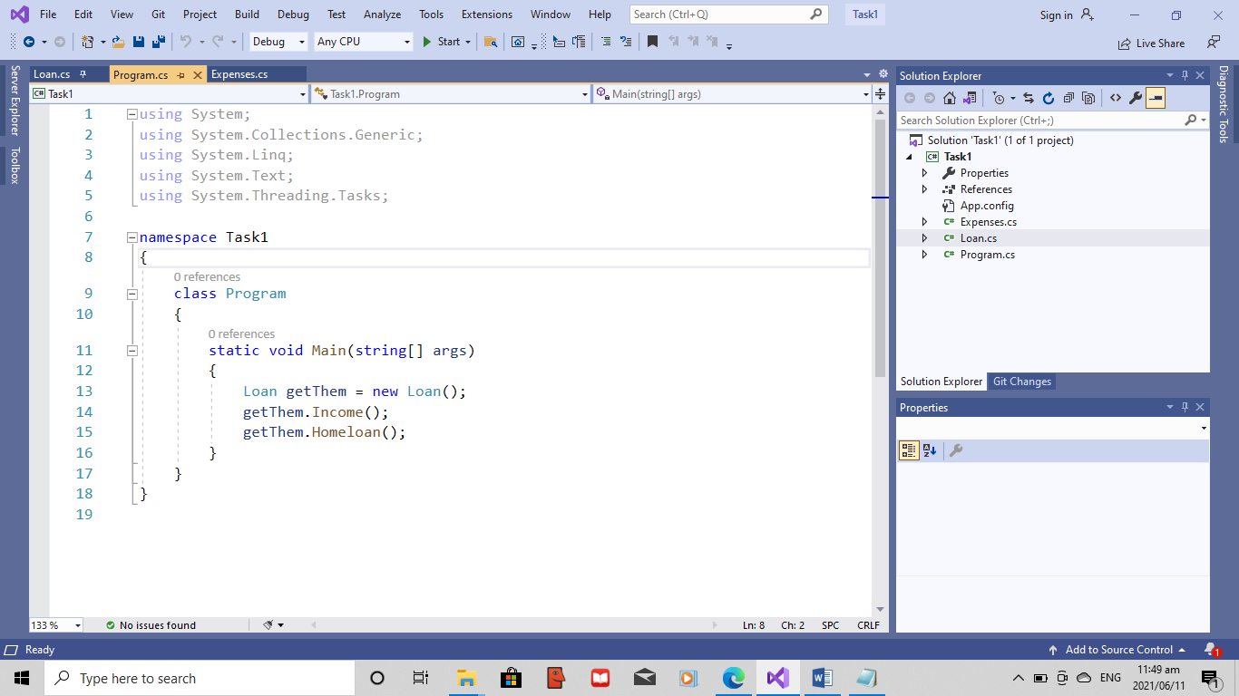 Solved Edit the following code and add the following | Chegg.com