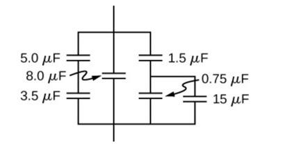 Solved Find the net capacitance of the combination of series | Chegg.com