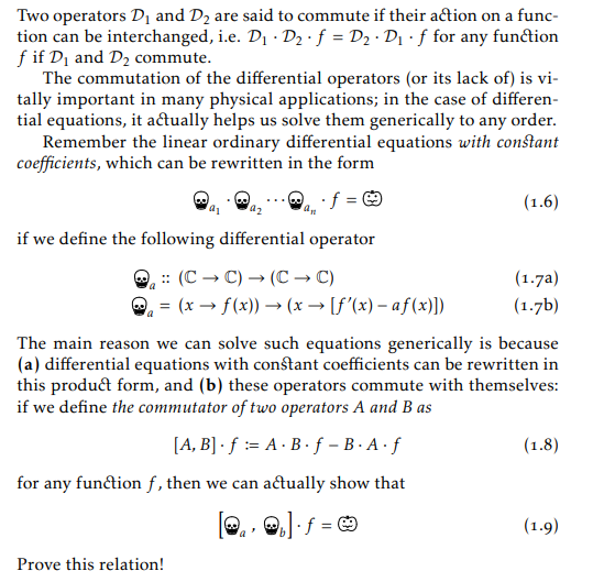 Solved Two Operators D1 ï And D2 ï Are Said To Commute If Chegg Solved Two Operators D1 ï And D2 ï Are Said To Commute If Chegg