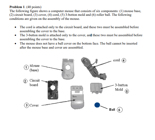 Problem 1. (40 points) The following figure shows a | Chegg.com