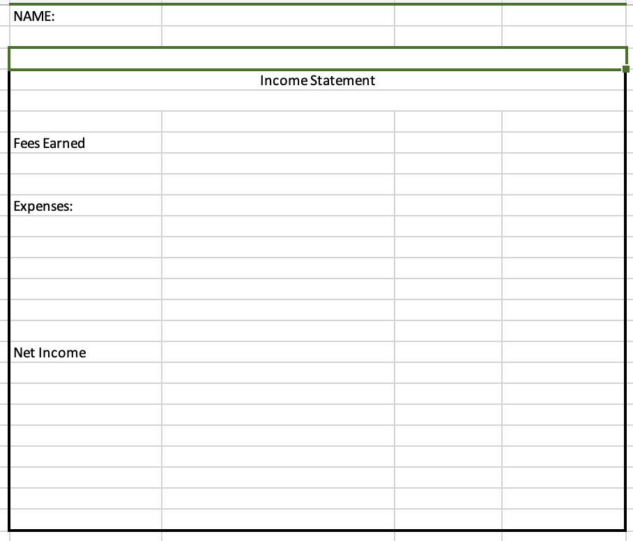 Solved 6 Income Statement Credit alance Sheet Debit Adiusted | Chegg.com