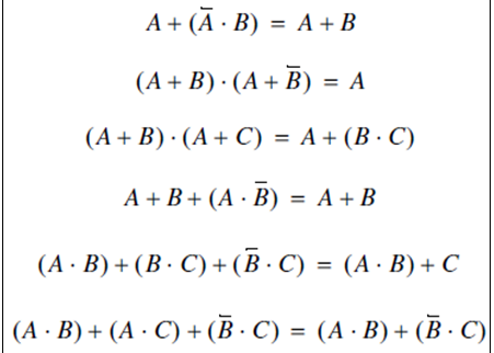 Solved A+ (Ā· B) = A + B (A + B)· (A+B) = A (A + B) · (A+C) | Chegg.com