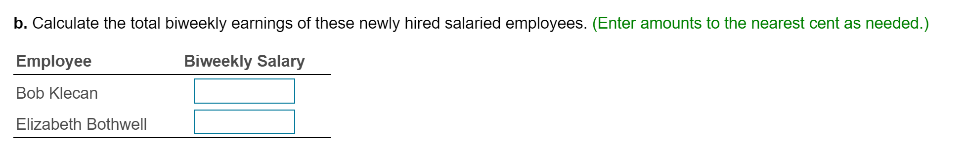 Solved a. Calculate the total wages earned for each hourly | Chegg.com