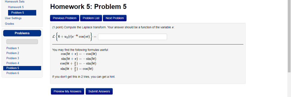 Solved Homework 5: Problem 5 Homework Sets Homework 5 | Chegg.com