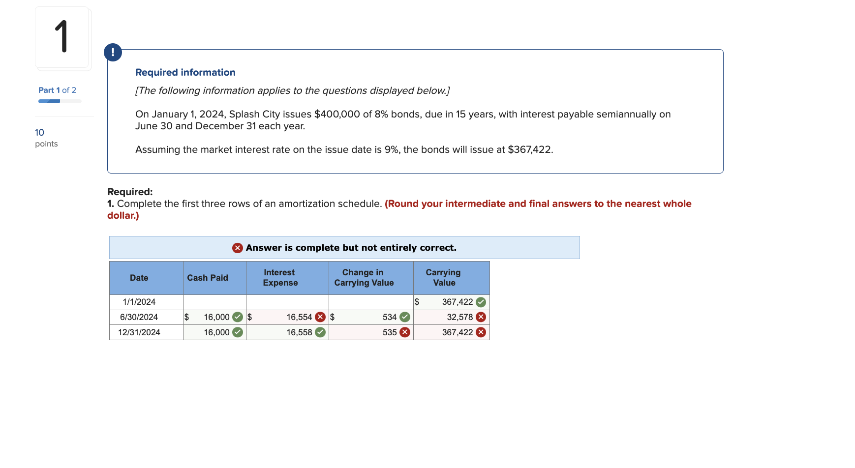 Solved Required information [The following information