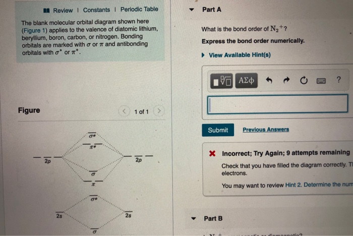 Solved ReviewI Constants I Periodic Table Part A The blank | Chegg.com