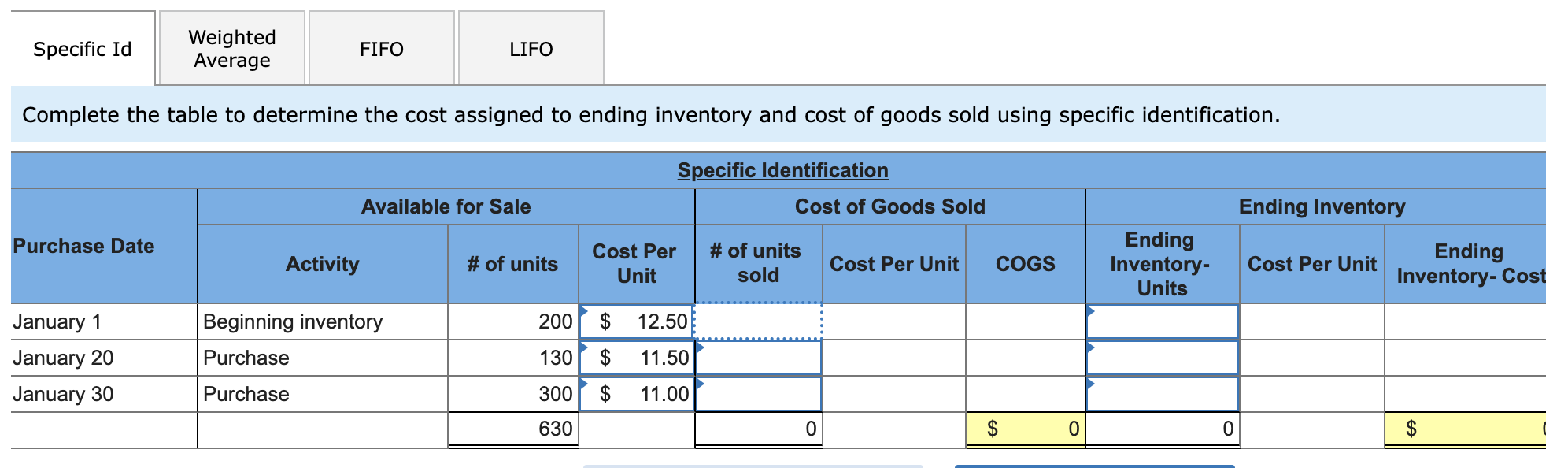 [Solved]: Required information Use the following informati