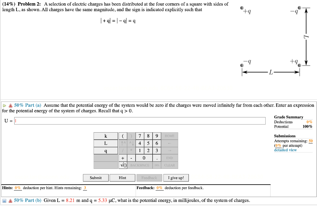 solved-14-problem-2-a-selection-of-electric-charges-has-chegg