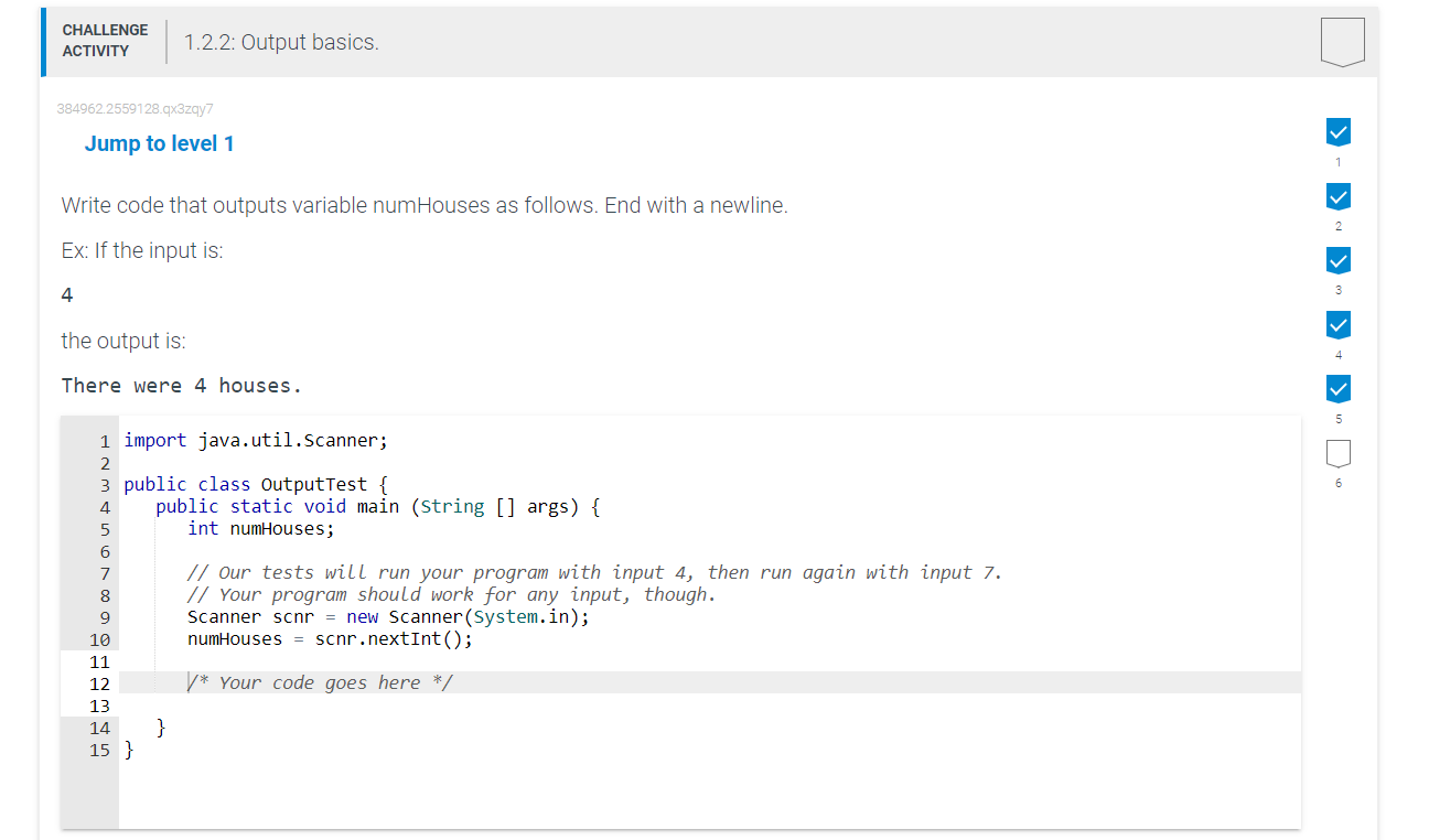 Solved CHALLENGE ACTIVITY 1.2.2: Output Basics. | Chegg.com