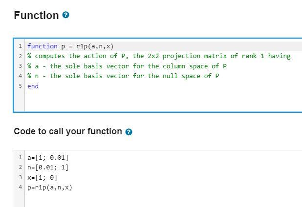 Solved Write a function function p=r1p(a,n,x) that computes | Chegg.com