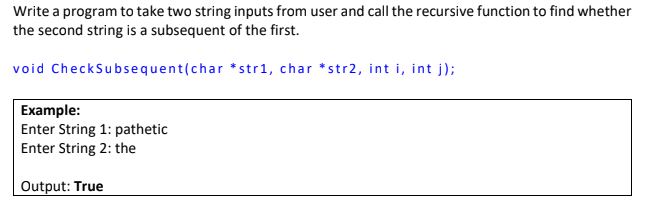 Solved Write a program to take two string inputs from user | Chegg.com